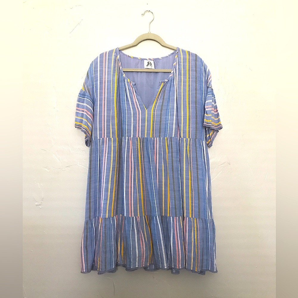 Anthropologie dRA Los Angeles BlueTiered Mini Dress